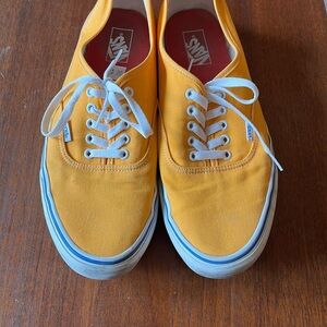 Vans Yellow Canvas Sneakers - Size 13 Men's